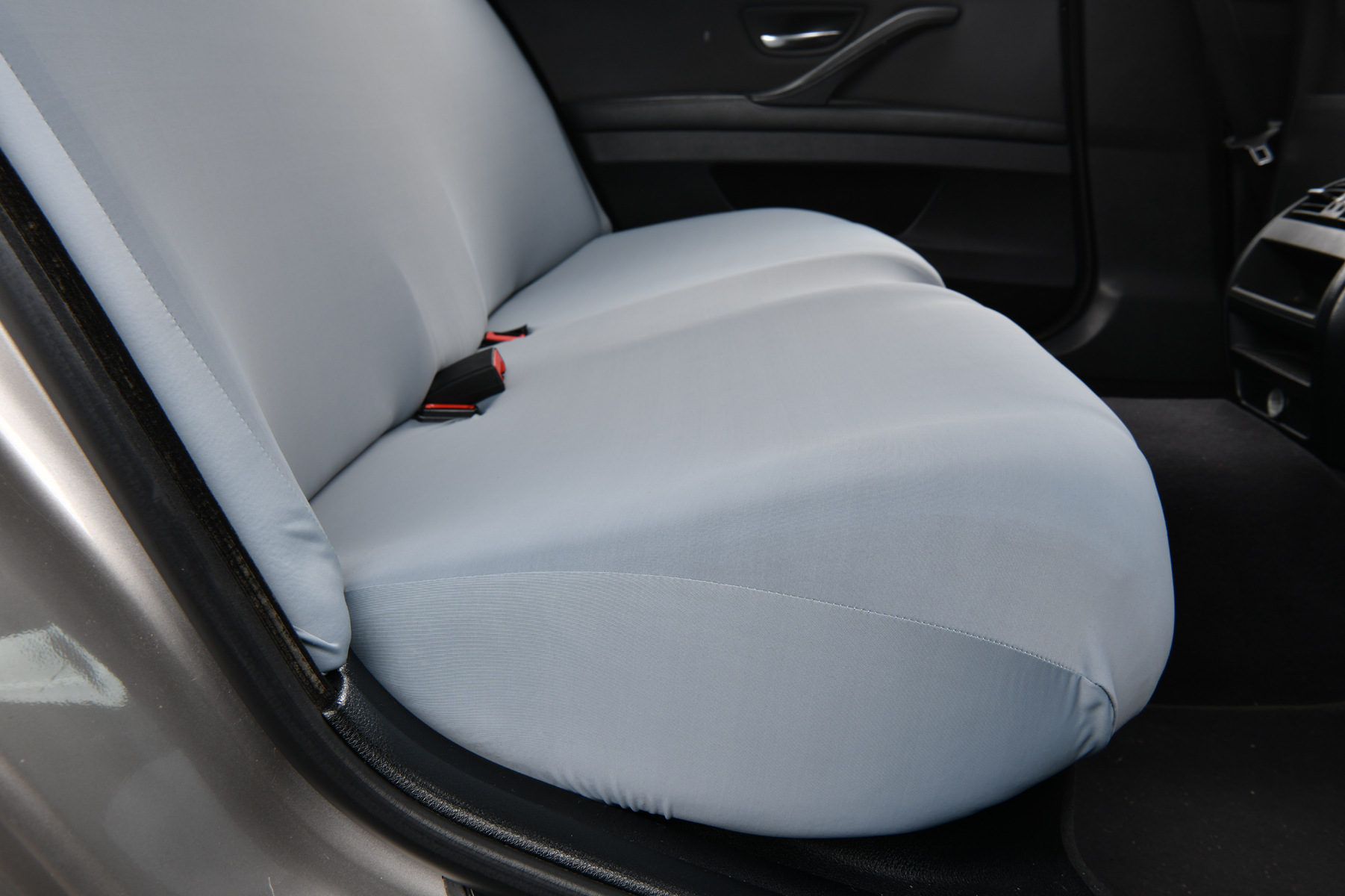Elastic car cooling rear seat cushion cover, ice silk backrest seat cushion integrated seat protector, universal fit