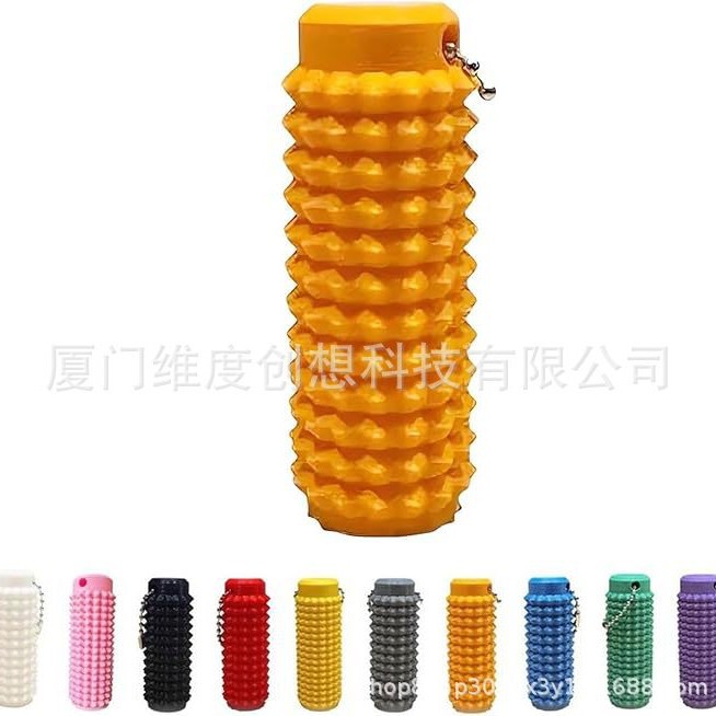 Transfronterizo nuevo Spiky Grippie Stim Keychain llavero portátil de masaje de descompresión de la punta del dedo