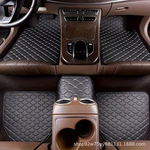 Cross-border best-selling universal car floor mats 5-piece set, waterproof, non-slip, durable leather, suitable for all seasons