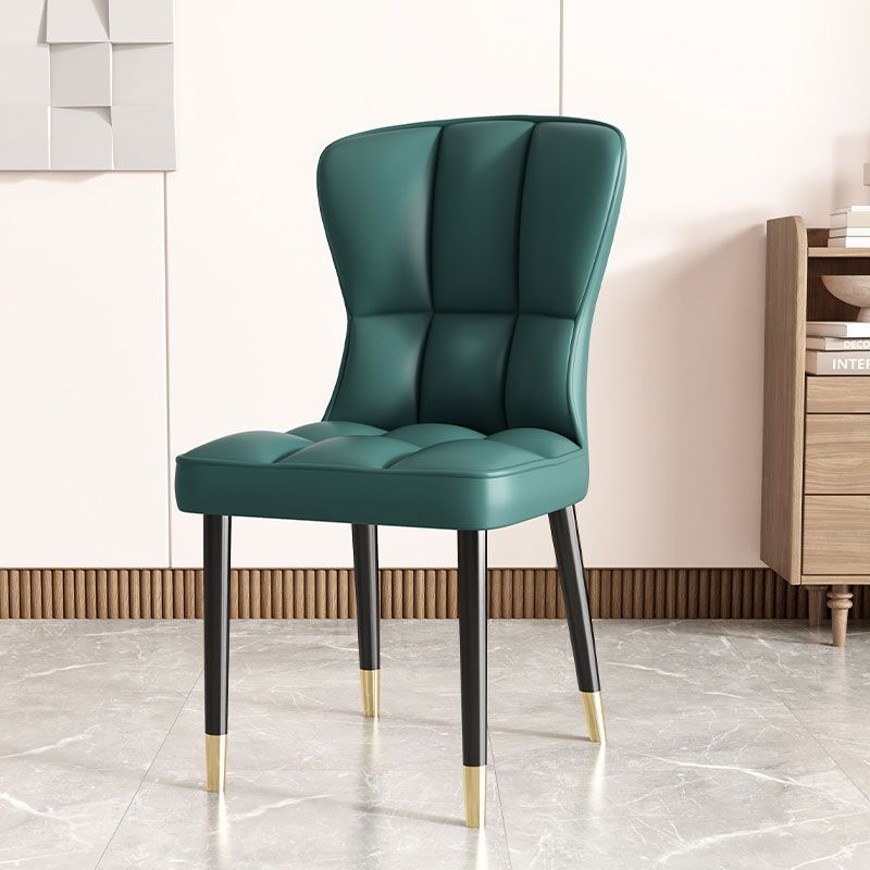 Asiento de restaurante nórdico simple respaldo superior silla de comedor de paquete flexible silla de negociación de hotel image 18