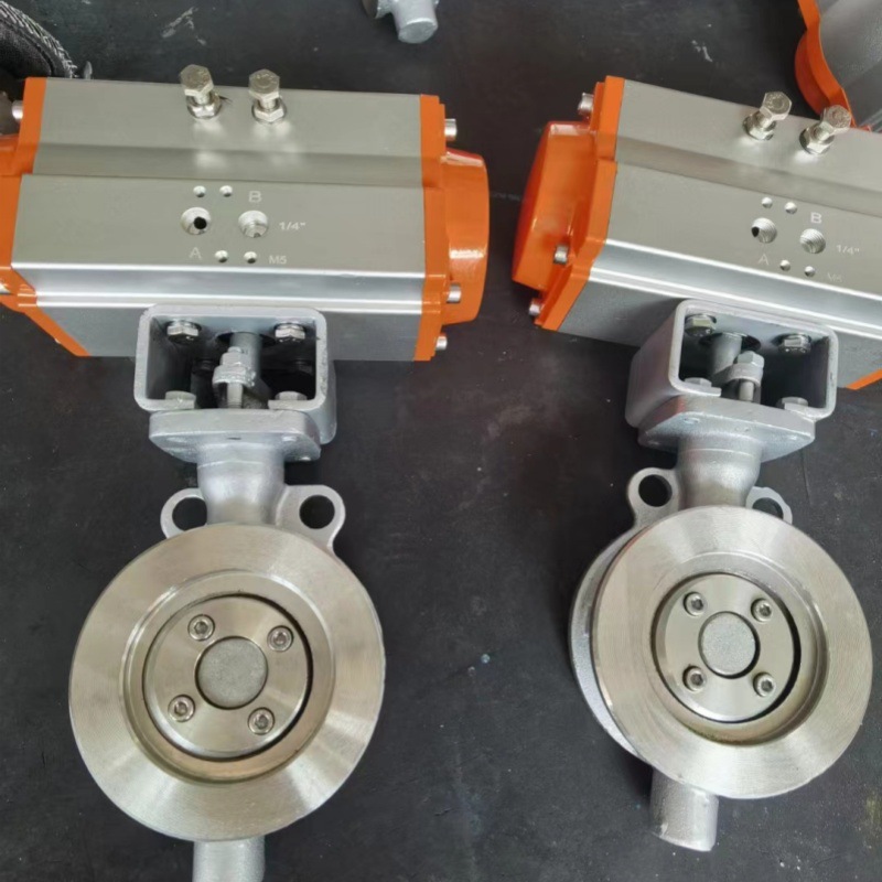 厂家销售 D673H-16C DN300气动硬密封法兰蝶阀 铸钢蝶阀