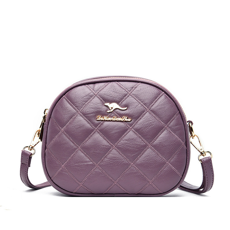 Small Diamond Pattern Shoulder Bag For Women Three Layer Design_voghion.com