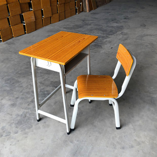 Student Desks and Chairs for Primary and Secondary School Students Training Class Desks and Chairs Tutoring Class Home Student School Desk Manufacturer Factory
