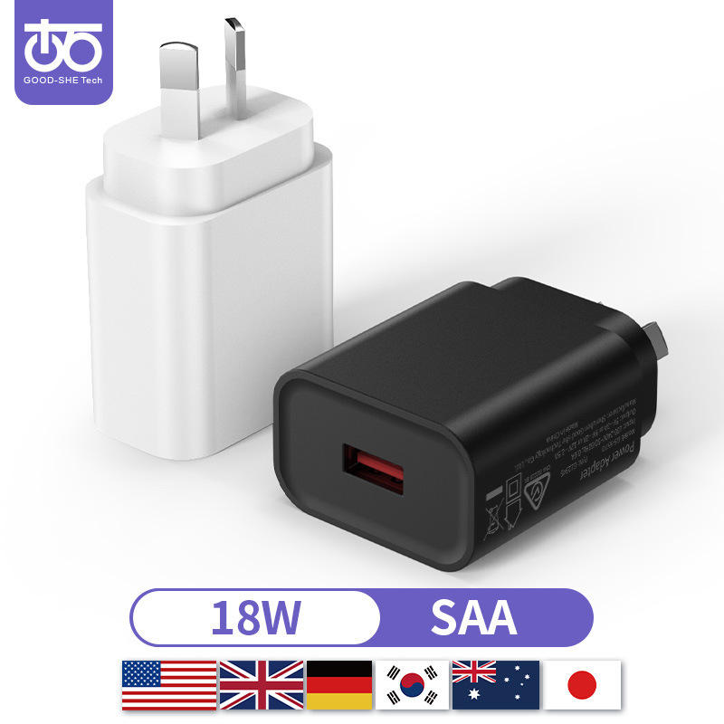 Customized Australian PD20/30/35W Charger SAA Certified QC18W Adapter Multi-port Gallium Nitride Fast Charging Head Customized Australian PD20/30/35W Charger SAA Certified QC18W Adapter Multi-port Gallium Nitride Fast Charging Head
