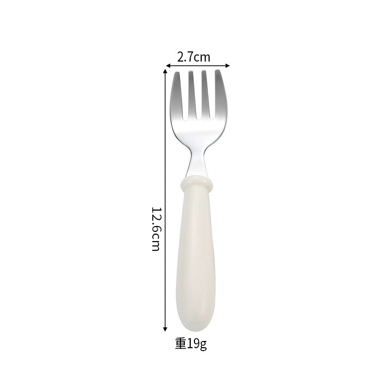 유백색 포크