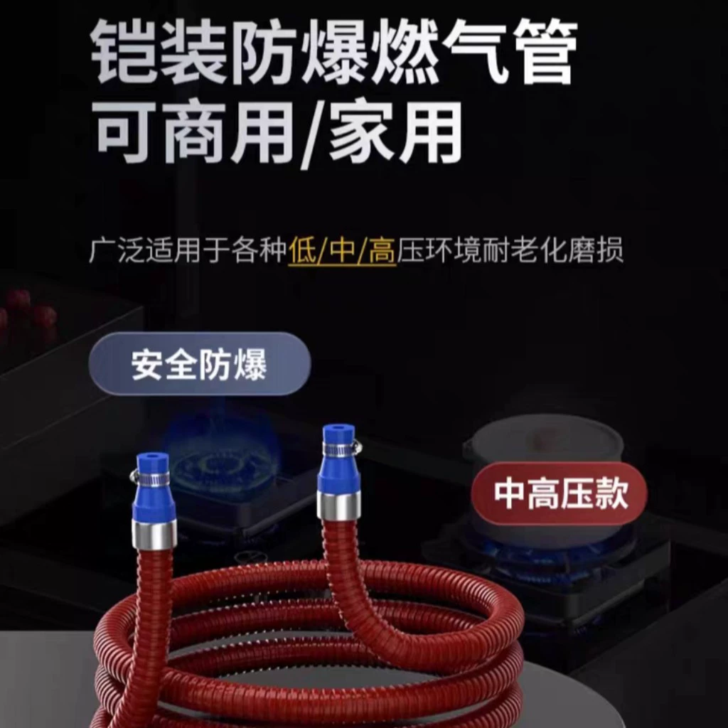 Национальный стандарт бытовой плиты, гофрированный шланг из нержавеющей стали, металлический газ, сжиженный газ, бронированная газовая труба, природный газ