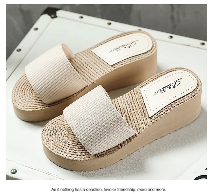 Women's Casual Solid Color Round Toe Slides Slippers display picture 6