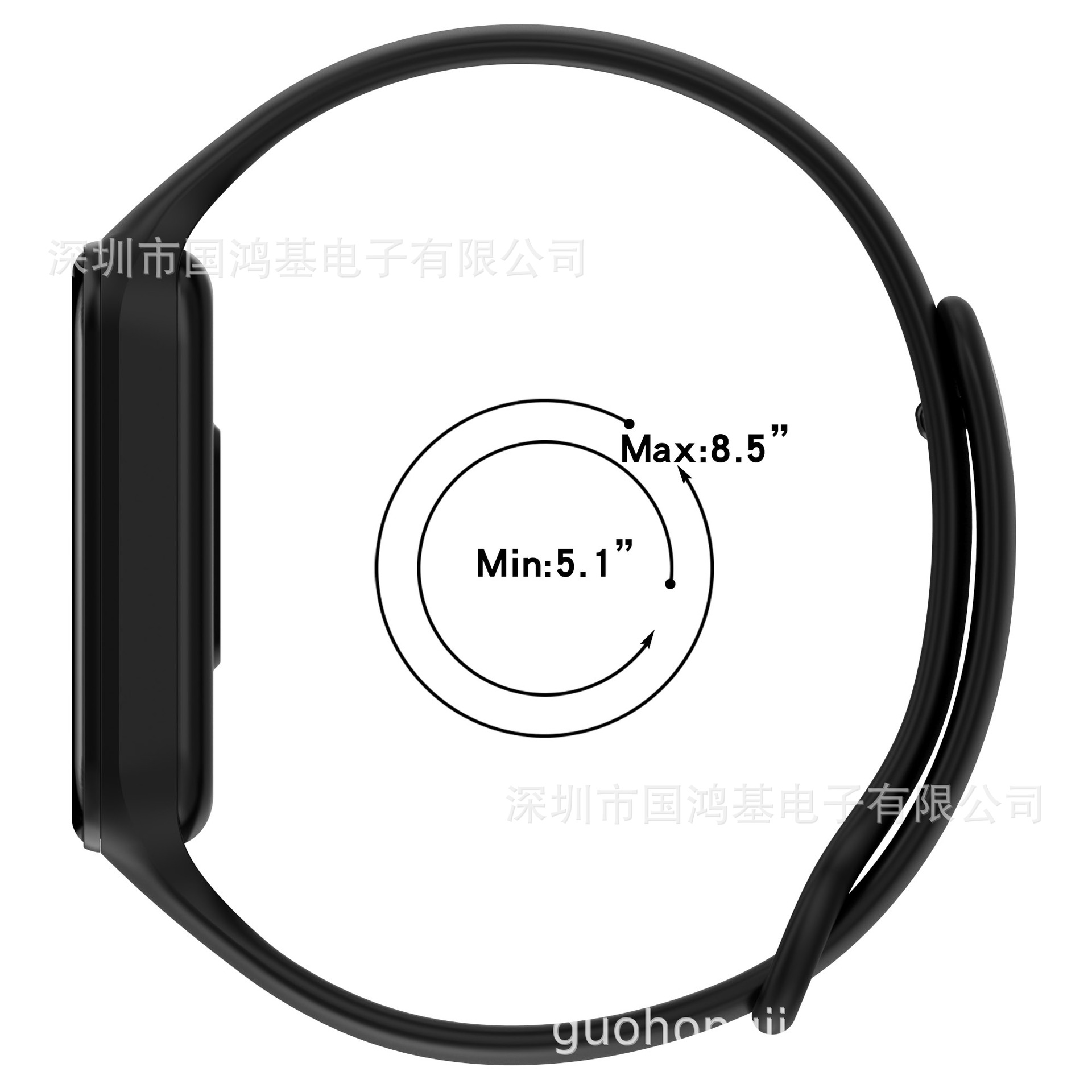 The redmi Band 2 wristband from Guohongji is soft, comfortable, water-resistant and sweat-resistant with silicone Application Scenario