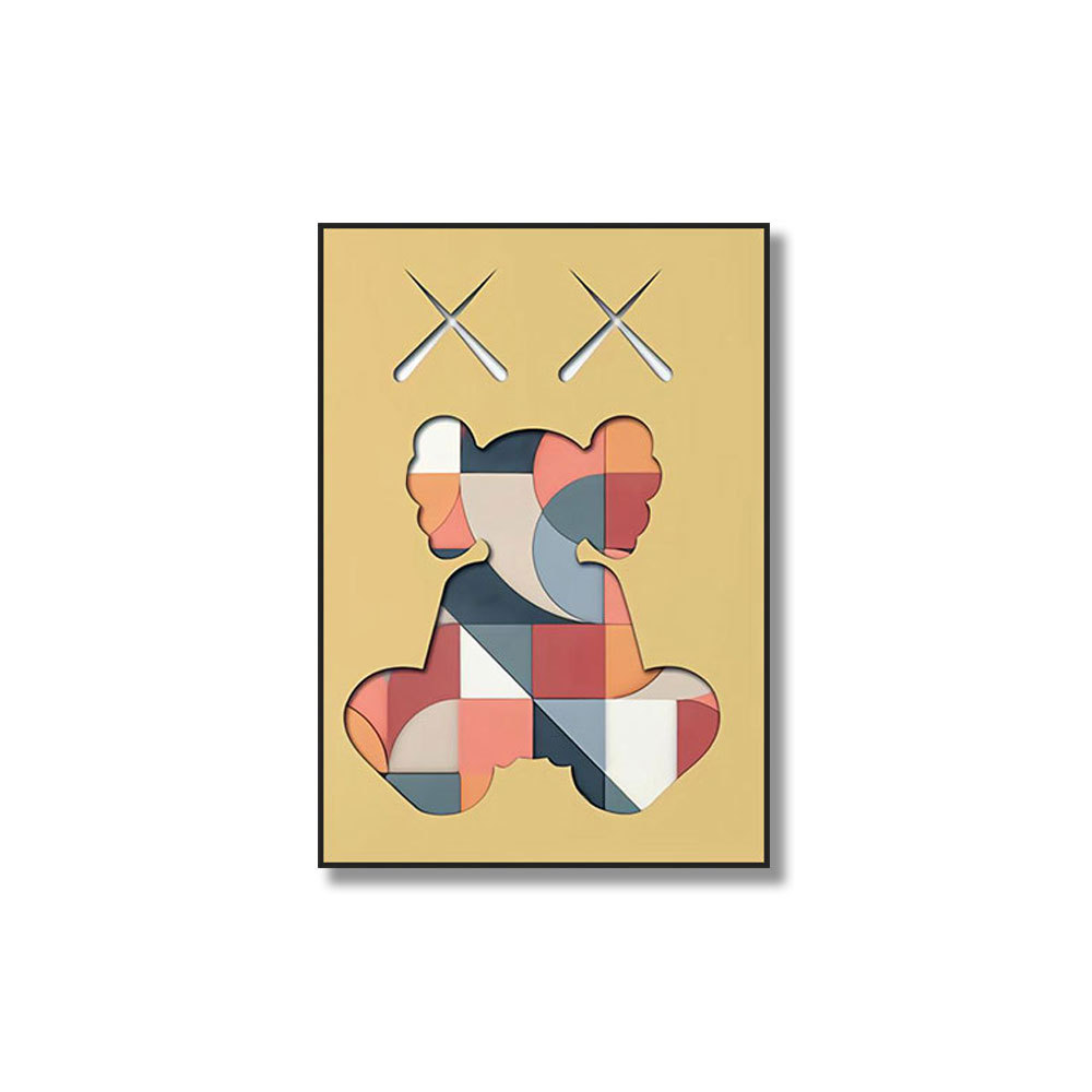 Pasillo minimalista moderno pintura tridimensional pintura hueca sala de estar pintura decorativa restaurante Fondo pared corredor pasillo colgante pintura