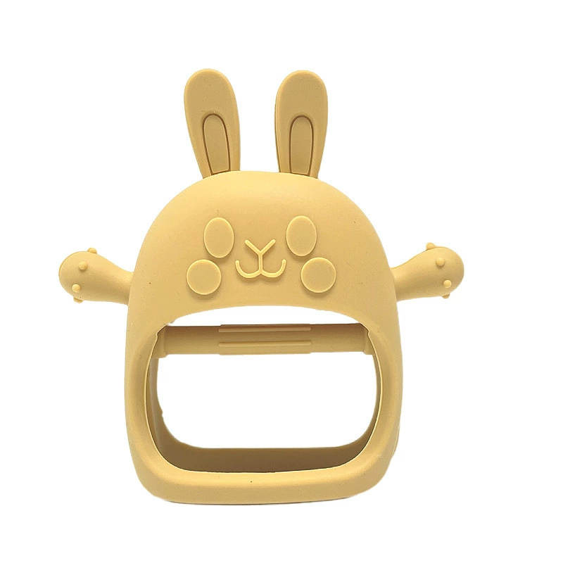 Silicone cartoon teether, children's rabbit for ears, new collection, teething