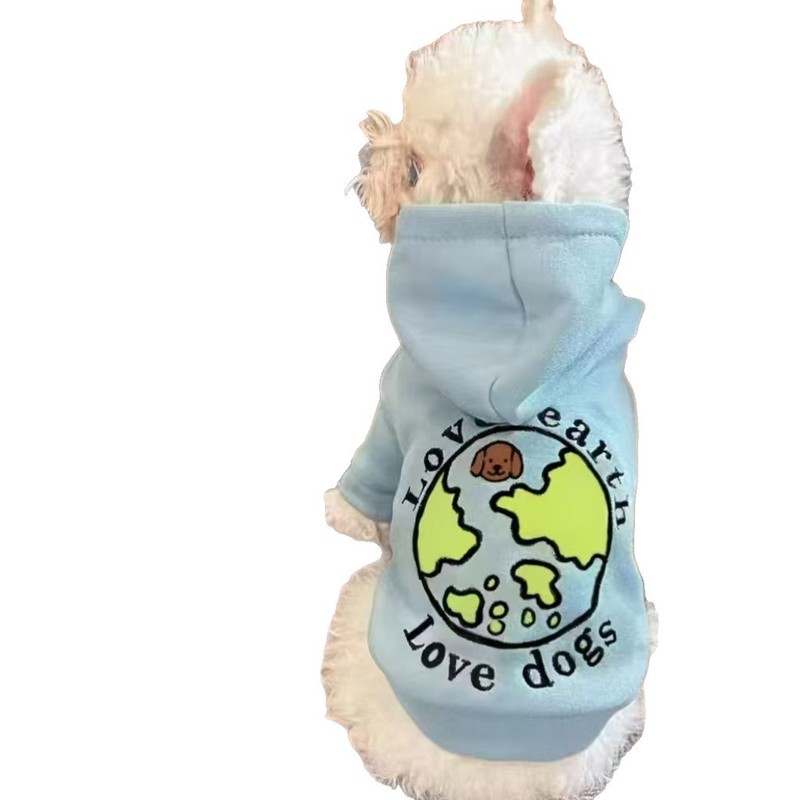 宠物衣服秋冬款连帽卫衣小型犬猫咪同款设计宠物星球加厚宠物卫衣|undefined