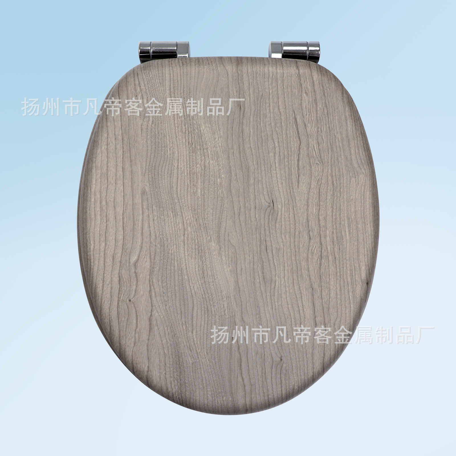 Fábrica directa tablero de densidad madera MDF cubierta de inodoro pvc pegado correa de madera caída lenta