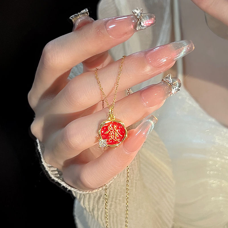 Collar de cabello de estilo nacional, nicho femenino de diseño, moda nacional, accesorios de cadena de clavículas, regalos
