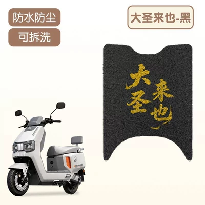 Suitable for Aima Dasheng A5Pro Foot Pads, Electric Vehicle Seat Cushion Covers, Waterproof and Non-Slip Foot Pads, Electric Motorcycle Modification Accessories (Electric vehicle foot mat) - the-great-sage-is-here-silk-circle-material-waterproof-and-dustproof