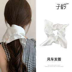 大腸ヘアゴム日本と韓国の高品質女性のハイエンドヘッドバンドサテンスクエアスカーフ怠惰なスタイルの高弾性弓