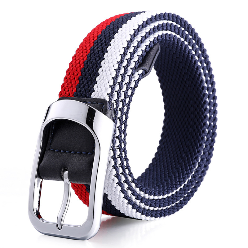 woven comfortable elastic belt for leisure for men and women