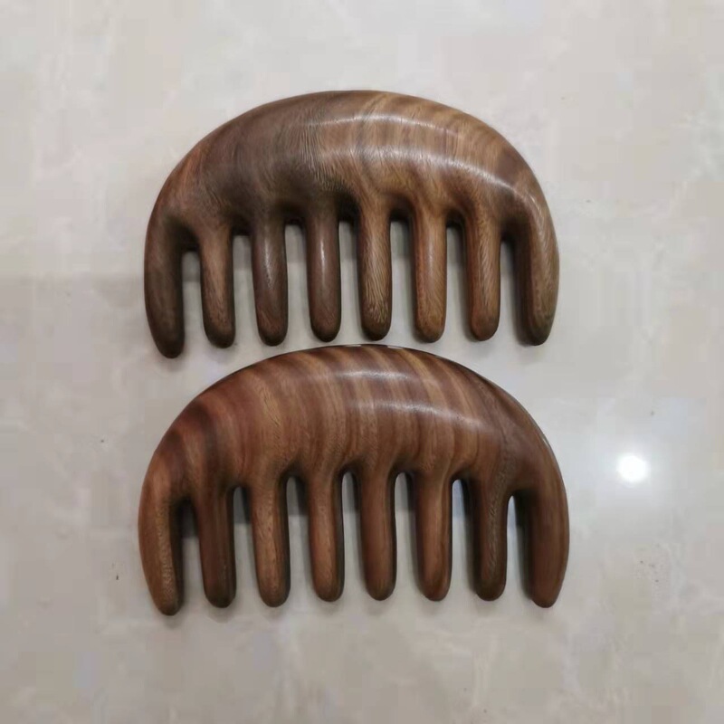 檀木櫛紫檀木質マッサージ櫛檀木寛歯櫛巻き櫛紫檀寛歯櫛緑檀木櫛|undefined