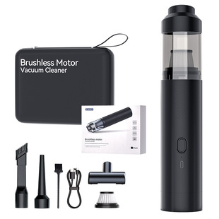 Car wireless vacuum cleaner brushless large suction blowing air suction inflatable charging handheld small household dust collection cross-border