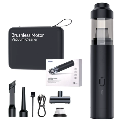 Car wireless vacuum cleaner brushless large suction blowing air suction inflatable charging handheld small household dust collection cross-border