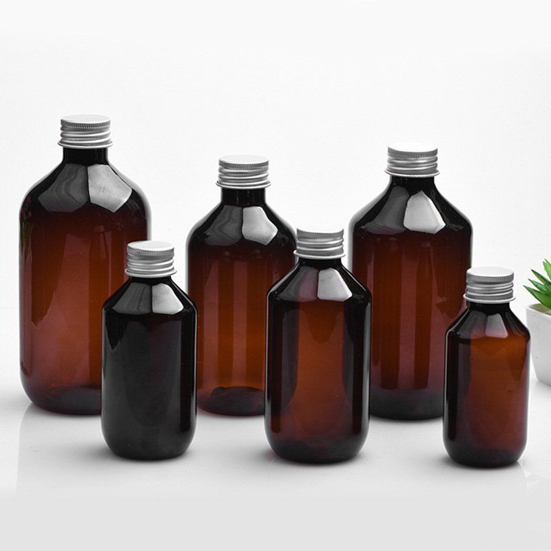  100-200ml细脖塑料分装瓶 金属铝盖 金属旋盖 螺纹盖 纯露瓶包材