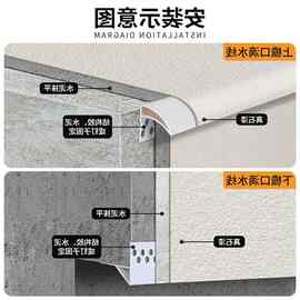PVC滴水线条分割鹰嘴塑料外墙房檐上下檐口防流挂线条小中大角条