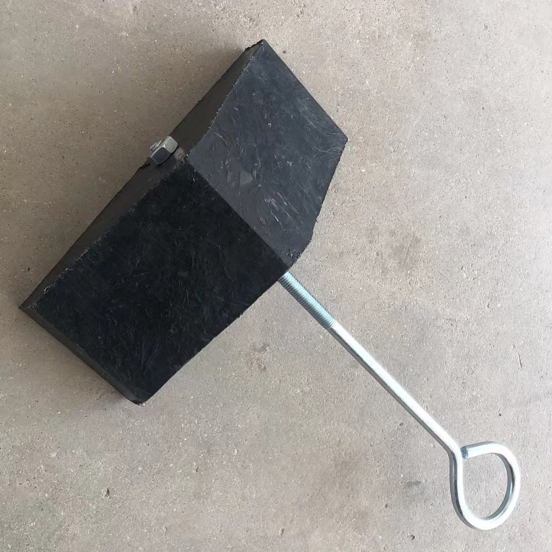 铁路便捷式止轮器铁路专用止轮器防溜橡胶止轮器防滑挡车器