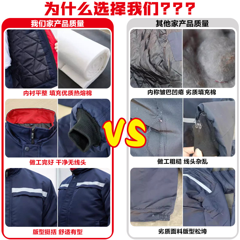 Fabricantes de invierno en stock set de ropa de trabajo de algodón juvenil taller de fábrica de ropa de trabajo de protección laboral se puede hacer logotipo