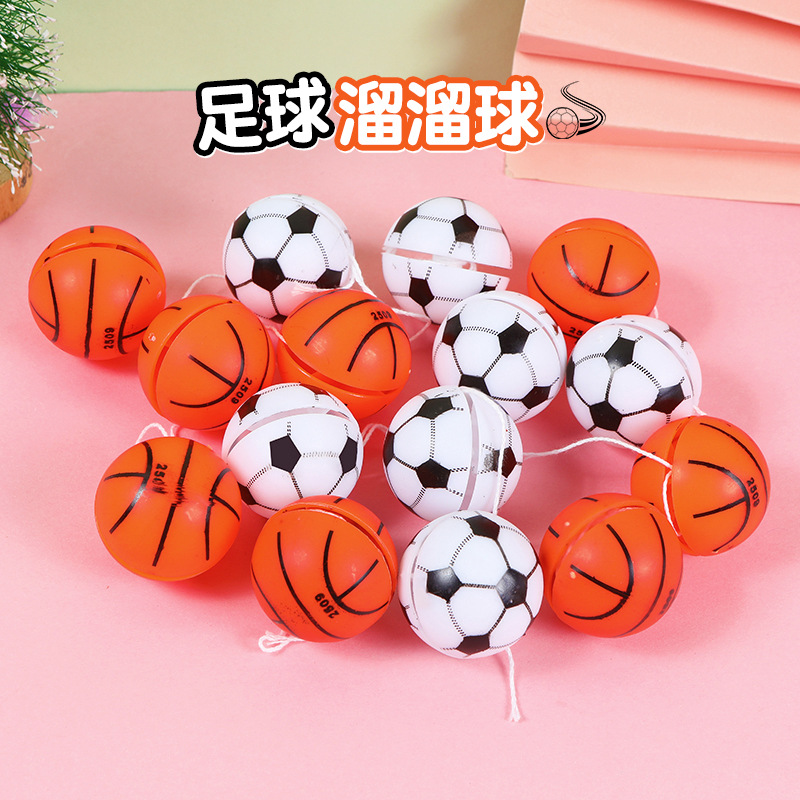 Fútbol baloncesto plástico juegos yo-yo para niños Copa del Mundo de fútbol transfronterizos regalos al por mayor