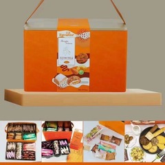 金語1008g尚品美味什錦禮盒松塔千層酥太妃糖蛋卷年貨送禮團購批