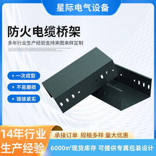 Fireproof Metal Cable Tray Outdoor Spray-Painted Cable Tray Rust-Proof Flame-Retardant Cable Duct Galvanized Cable Tray