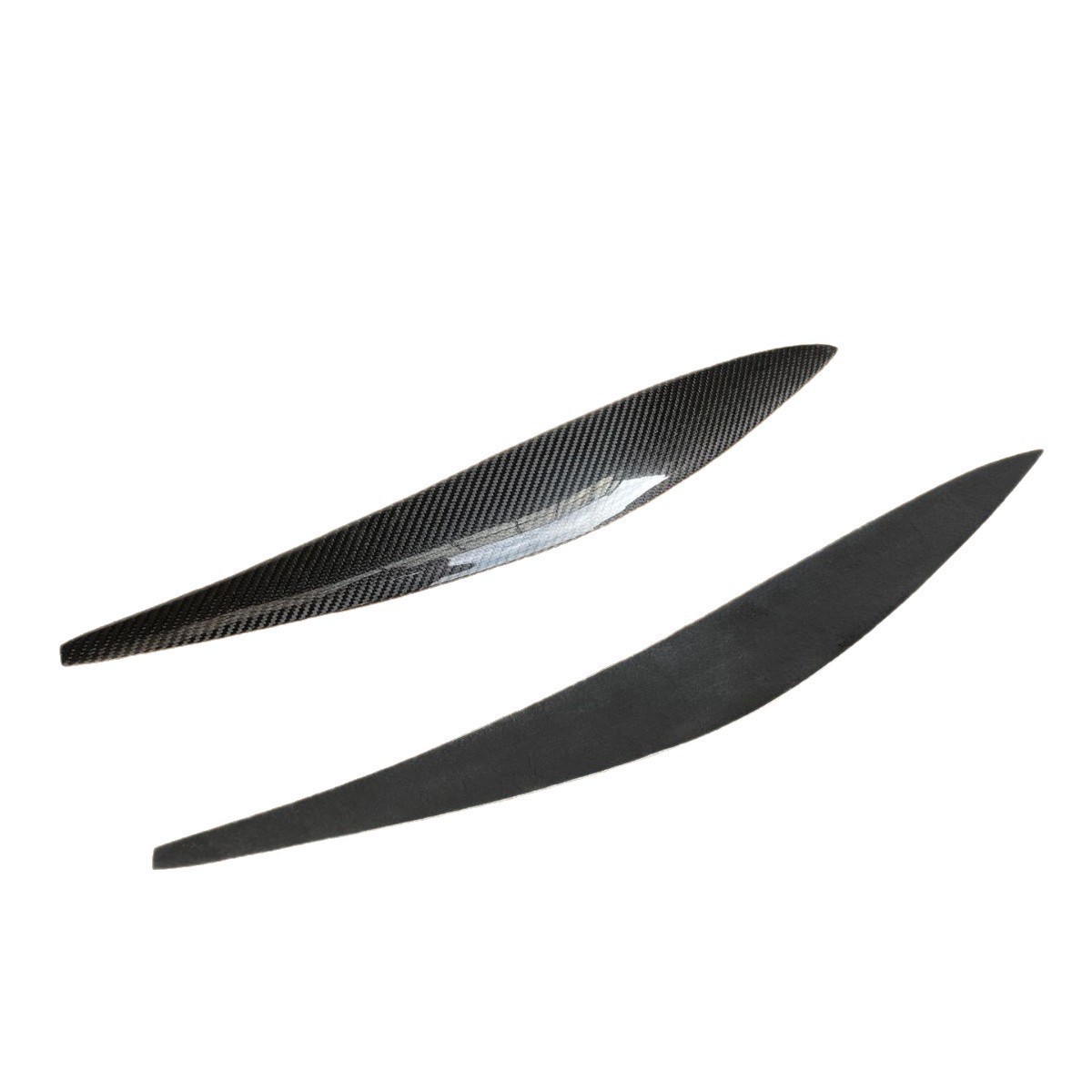 Suitable for Mercedes-Benz Cla Carbon Fiber Headlight Eyebrow Modification Eyebrow Sticker Body Kit W117