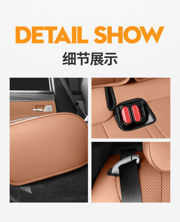25 Models of Byd Han L Special Car Seat Covers, Full Surround Seat Covers, Universal for All Seasons, Breathable Leather Car Seat Covers