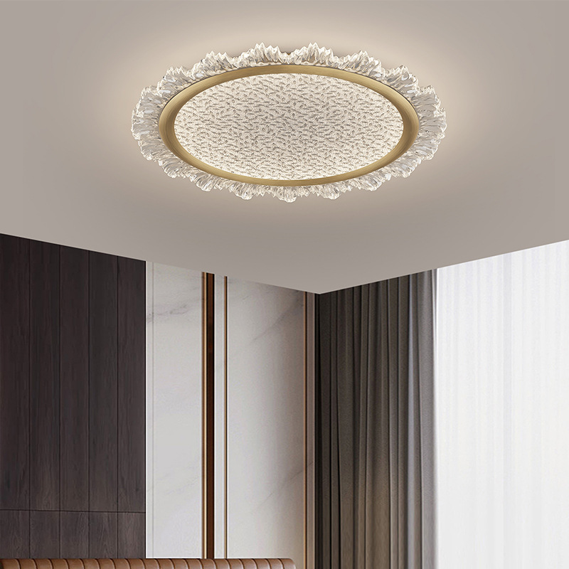 Lámpara de sala de estar Simplicidad italiana, minimalista moderna, 2025, nueva sala de estar, dormitorio, iluminación Zhongshan de alto nivel de espectro completo