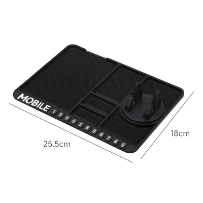 Mat for Mobile Phones, Car: Anti-slip mat - blackenglish