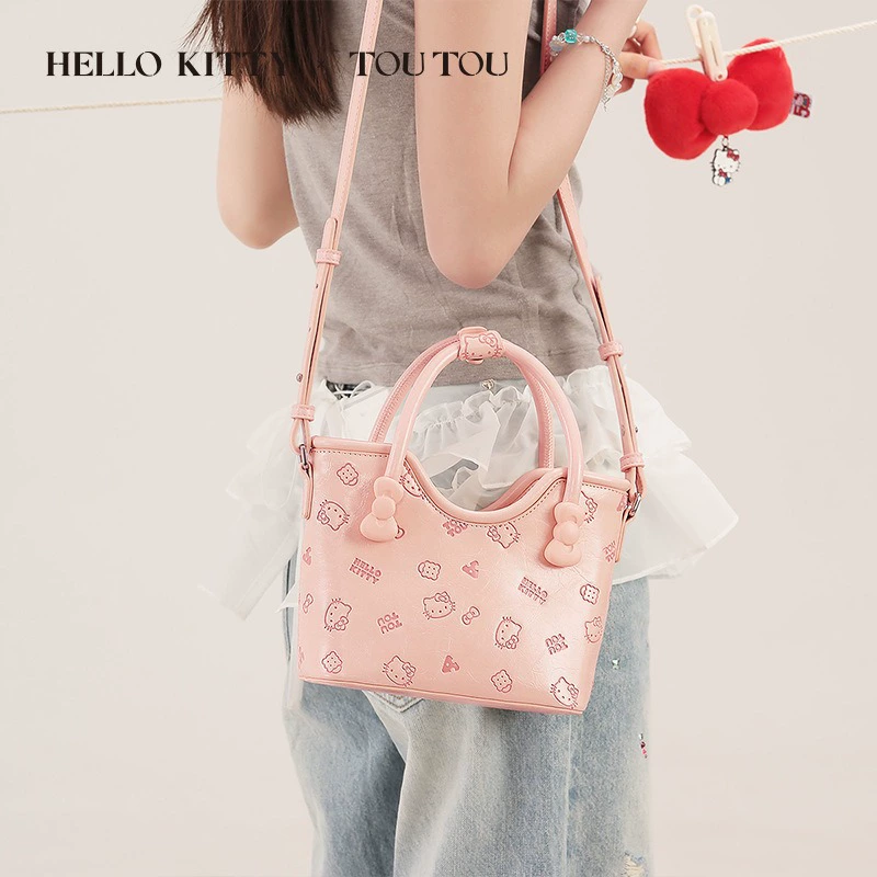 Hello Kitty, hello kitty, модная сумка через плечо, переносная корзина, сумка через плечо