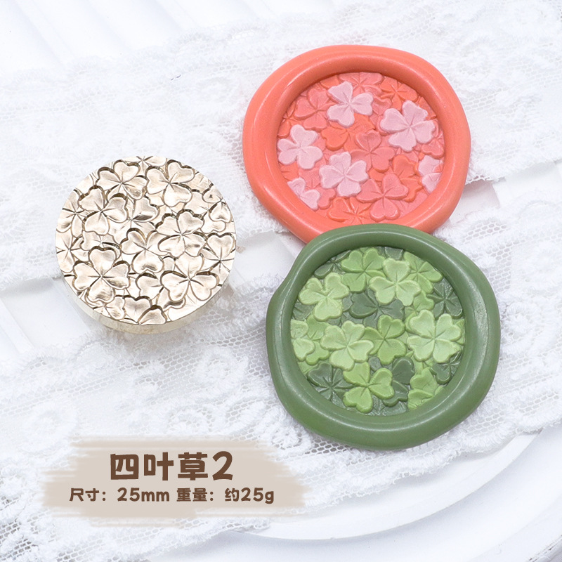 Sello de pintura de fuego serie de plantas tulipán rosa artística fuego pintura sello creativo cera regalo