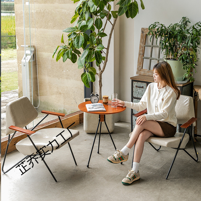 Internet-Famous Bar Sofa Set Dessert Shop Milk Tea Shop Cafe Table and Chair Set Leisure Meeting Commercial Use