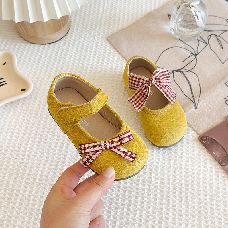 Zapatos de niñas 2026 primavera y otoño nuevos niños arco princesa zapatos de bebé hueco zapatos de cuero versátiles image 3
