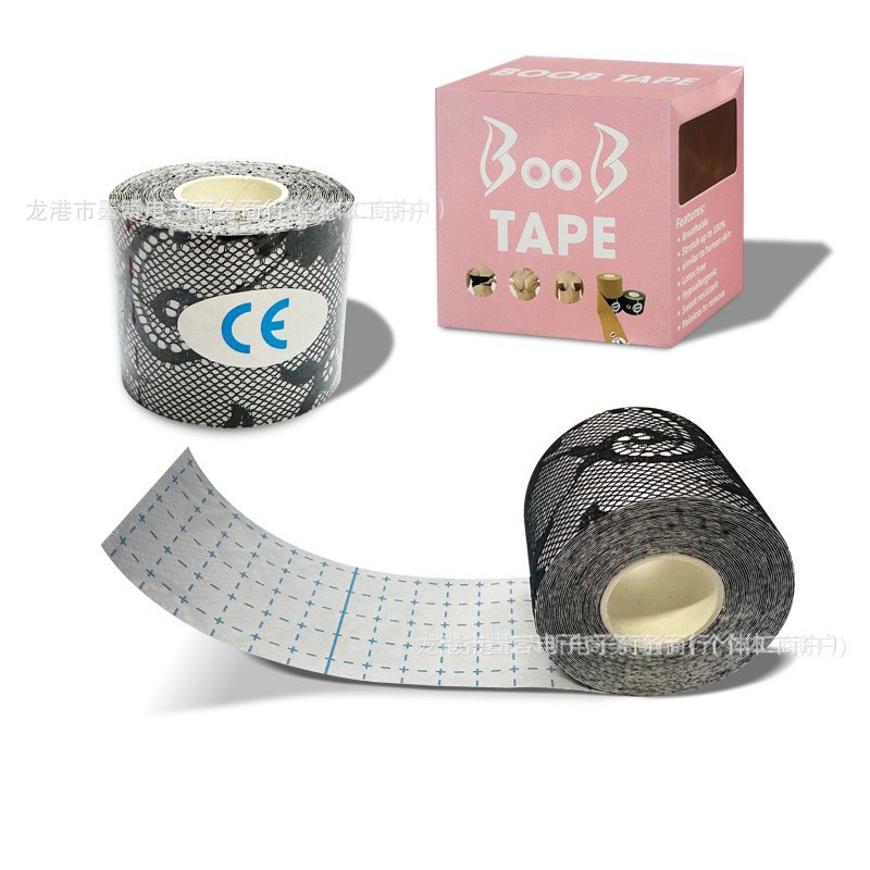 Verano BOOB TAPE pectoral pegatinas de silicona pegatinas anti-caída velcro invisible deportivo se puede usar