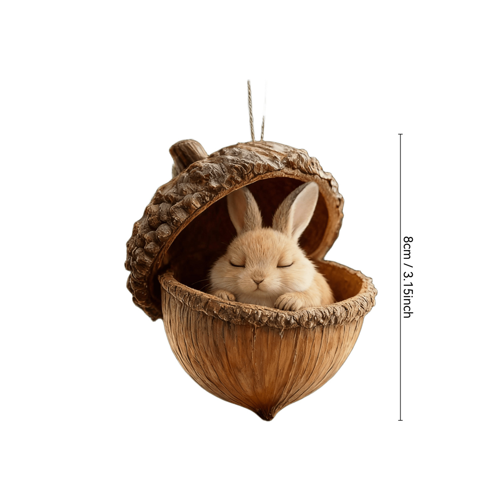 Colgar decoración transfronteriza acrílico de otoño ardilla de campo erizo animal de la familia fiesta decoración del hogar colgar image 5