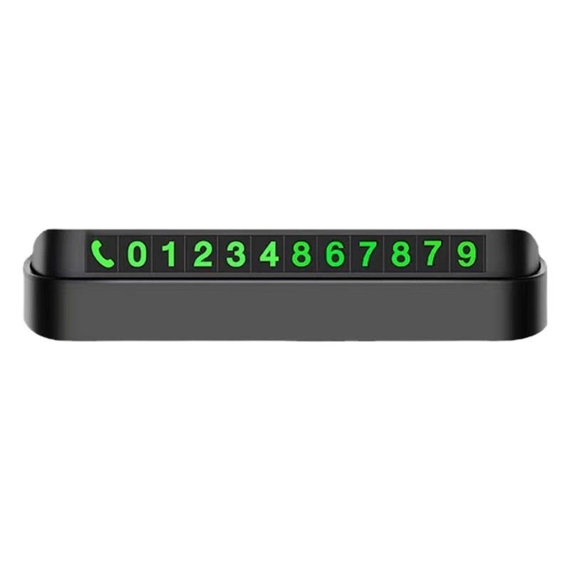 Temporary parking number plate digital ornaments move car creative personality car mobile phone phone move license plate car