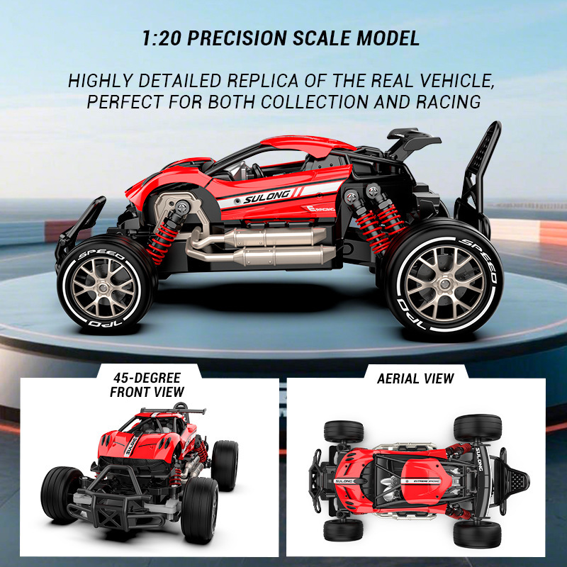 国境を越えた新製品 1:20 合金リモートコントロールカーリアドライブオフロードクライミングカー 2.4 グラム電動おもちゃ子供のモデルカー|undefined