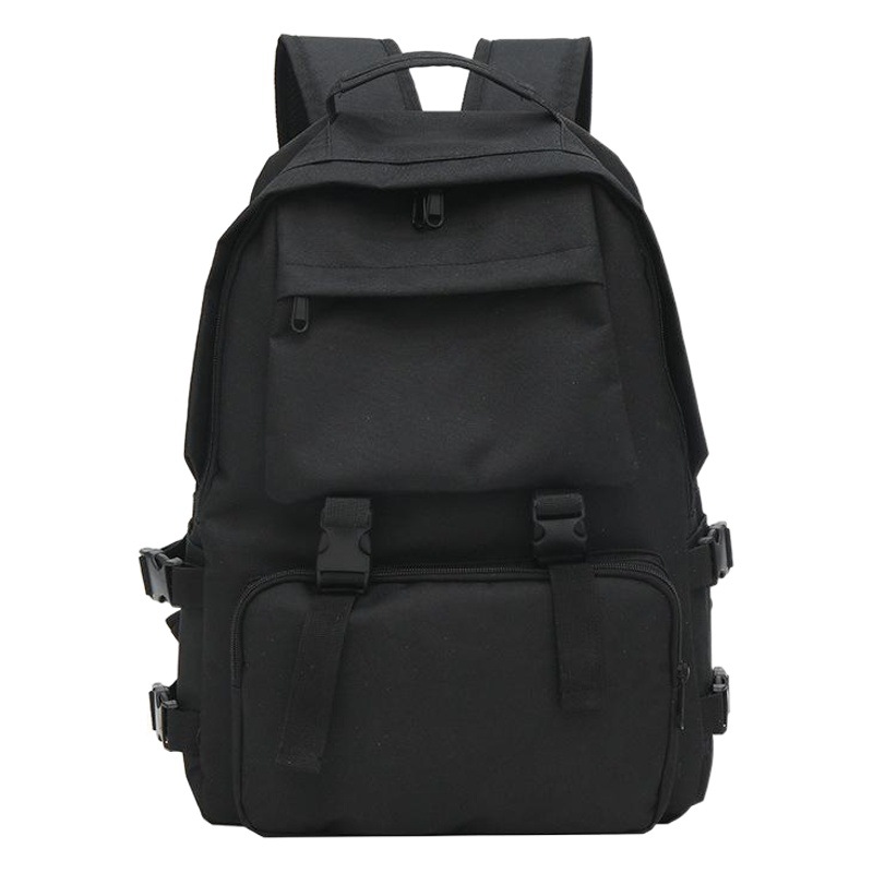 Japonés Harajuku estilo oscuro moda color sólido mochila mujer Corea del Sur ins retro estudiante mochila herramientas mochila