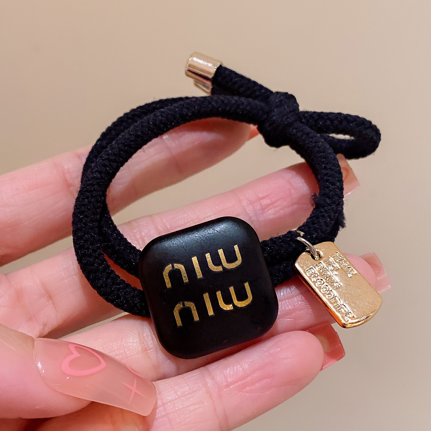 2023 nueva letra cuerda de pelo corbata bola cabeza banda de pelo banda de goma de alta calidad de las mujeres gruesas de alta elástica accesorios para el cabello