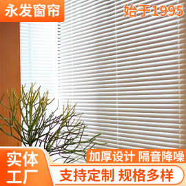 铝百叶亮光C型双折边免打孔高端定制高隐私性防水防霉卫生间浴室