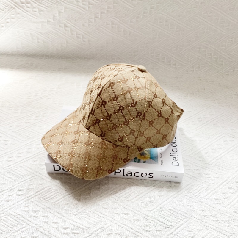 Cappellino da baseball jacquard lettera diamante cappello sole_voghion.com