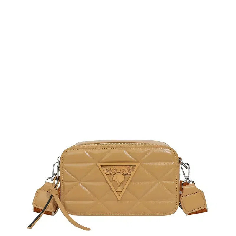 Comercio exterior transfronterizo 2024 pequeña bolsa cuadrada bolso de hombro casual del todo partido de las mujeres bolsa de mensajero moda rombo correa de hombro ancha bolso de la cámara