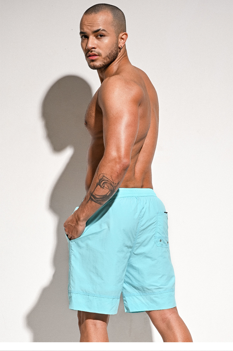 DESMIIT Beach Pants Swim Trunks in Blue - Comfortable and Stylish Swimwear for Men