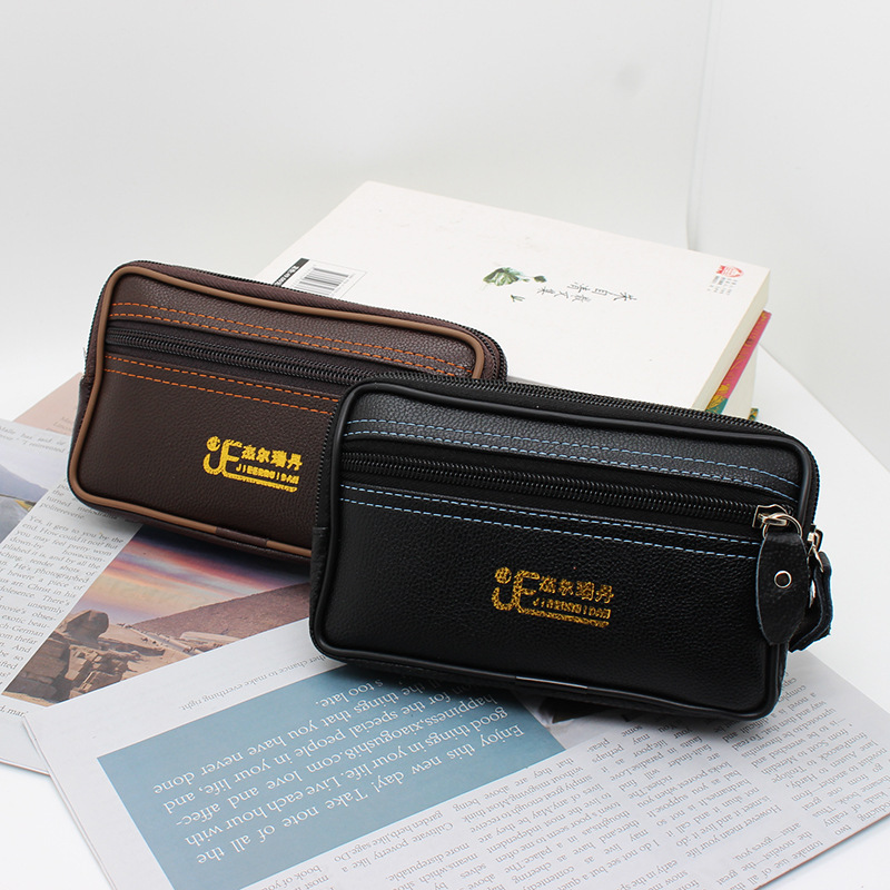 2022 New Jerridan Mobile Phone Waist Bag PU Leather Belt Mobile Phone Bag Men's Work Site Cigarette Case