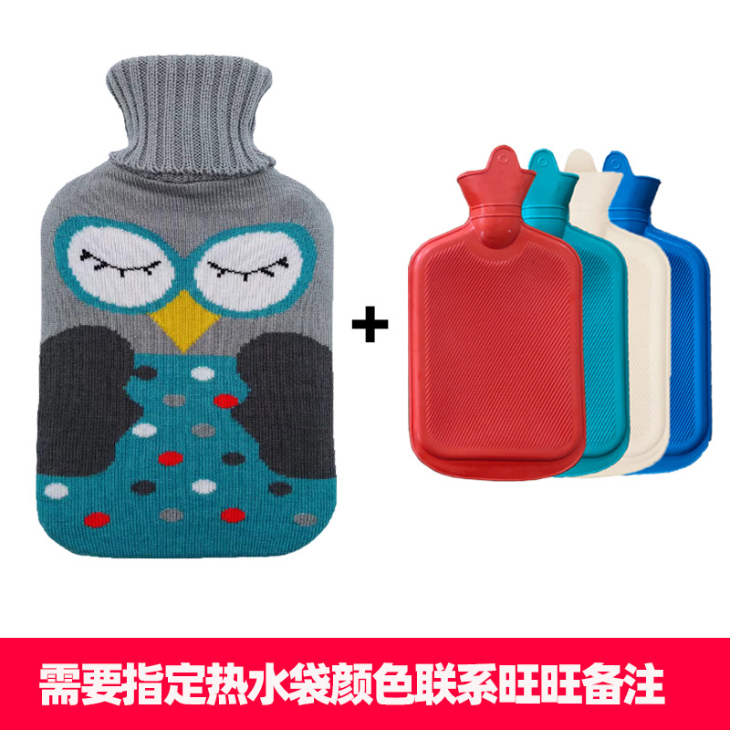 일반 고무 중간 회색 입 녹색 올빼미 세트